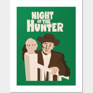 The Night of the Hunter: Robert Mitchum's Iconic Performance Posters and Art